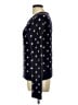 Moth Polka Dots Blue Pullover Sweater Size L - photo 5