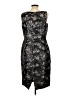 Carmen Marc Valvo 100% Polyester Black Cocktail Dress Size 12 - photo 2