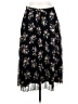 Calvin Klein 100% Polyester Floral Black Casual Skirt Size S - photo 1