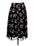 Calvin Klein 100% Polyester Floral Black Casual Skirt Size S - photo 2