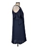 Lr 100% Polyester Solid Blue Casual Dress Size M - photo 4