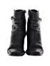 Karen Scott 100% Leather Black Ankle Boots Size 6 - photo 2