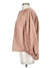 Zara Hearts Pink Long Sleeve Blouse Size S - photo 5