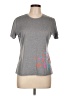 Brooks 100% Polyester Floral Gray Active T-Shirt Size L - photo 1