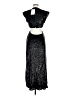 A.L.C. 100% Polyester Black Cocktail Dress Size 6 - photo 2