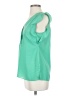 Attention 100% Polyester Green Sleeveless Blouse Size S - photo 5