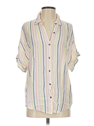 Splendid 3/4 Sleeve Button-Down Shirt (view 1)