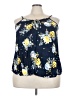 Torrid 100% Rayon Blue Sleeveless Blouse Size 3X Plus (3) - photo 1