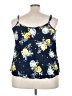 Torrid 100% Rayon Blue Sleeveless Blouse Size 3X Plus (3) - photo 2