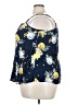 Torrid 100% Rayon Blue Sleeveless Blouse Size 3X Plus (3) - photo 5