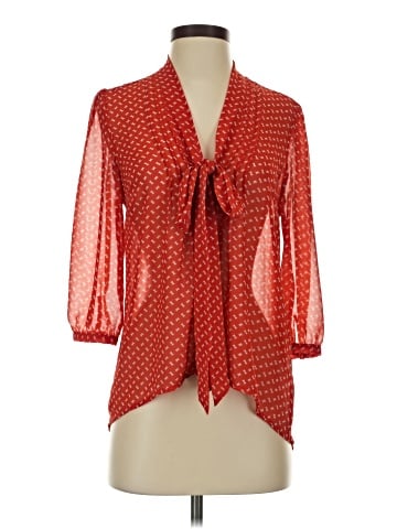 Pins and Needles 3/4 Sleeve Blouse (view 1)