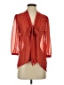 Pins and Needles 100% Polyester Polka Dots Red 3/4 Sleeve Blouse Size S - photo 1