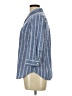 Da-sh 100% Cotton Stripes Blue 3/4 Sleeve Button-Down Shirt Size L (estimated) - photo 5