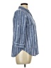 Da-sh 100% Cotton Stripes Blue 3/4 Sleeve Button-Down Shirt Size L (estimated) - photo 4