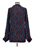 AP.NY Stripes Blue Long Sleeve Blouse Size M - photo 2