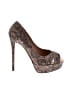 Valentino Garavani Paisley Brown Pink Heels Size EU 39 - photo 1