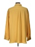 J.Jill 100% Polyester Color Block Yellow Long Sleeve Blouse Size L - photo 2