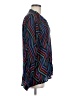 AP.NY Stripes Blue Long Sleeve Blouse Size M - photo 4