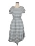 Unbranded Stripes Gray Casual Dress Size M - photo 1