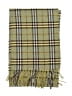 Burberry 100% Lambswool Plaid Yellow Scarf One size - photo 2