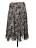 Chico's Graphic Gray Casual Skirt Size Sm (0) - photo 2