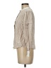Ann Taylor Stripes Ivory Long Sleeve Blouse Size M - photo 5