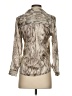 L'Agence Metallic Silver Long Sleeve Blouse Size XS (0) - photo 2