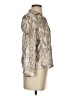 L'Agence Metallic Silver Long Sleeve Blouse Size XS (0) - photo 4