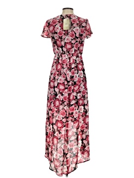 chinese dress ladies Lily – Rose Print Halter Maxi Dress – victoriastudio main image 1