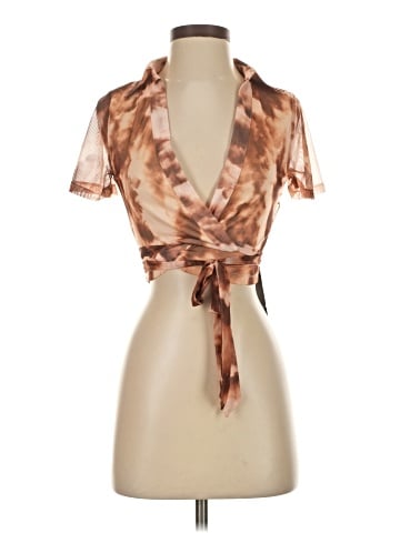 West Of Melrose Short Sleeve Blouse (view 1)