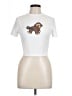 Shein Ivory Short Sleeve T-Shirt Size L - photo 1