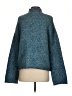 Moth Tweed Teal Turtleneck Sweater Size XS - photo 2