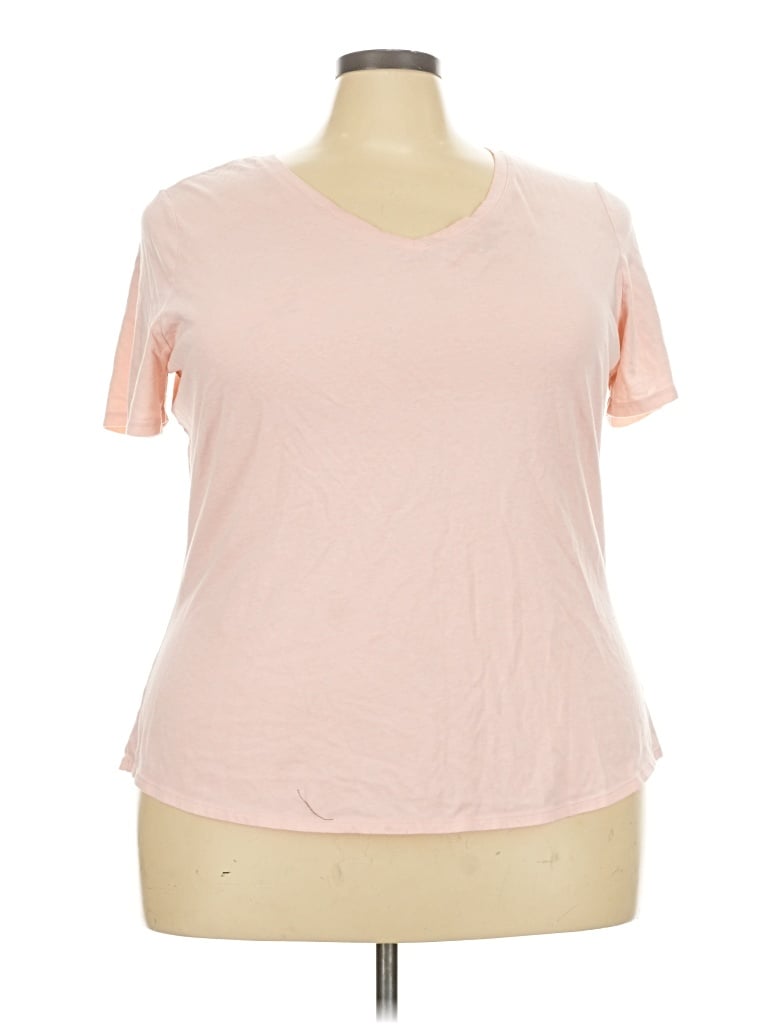 Pre-owned Faded Glory Short Sleeve T-shirt In Pink