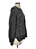 Ellen Tracy Metallic Gray Pullover Sweater Size S - photo 4