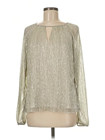 White House Black Market Long Sleeve Blouse (view 1)