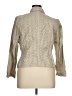 Venezia 100% Cotton Metallic Ivory Blazer Size 14 - 16 Plus - photo 2