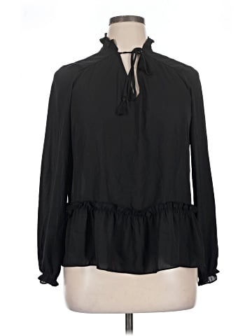 Maison Jules Long Sleeve Blouse (view 1)
