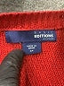Basic Editions Argyle Red Pullover Sweater Size 2X - photo 7