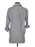 Zara Checkered-gingham Gray 3/4 Sleeve Button-Down Shirt Size XS - photo 2