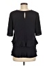 Ann Taylor Black 3/4 Sleeve Top Size M - photo 2