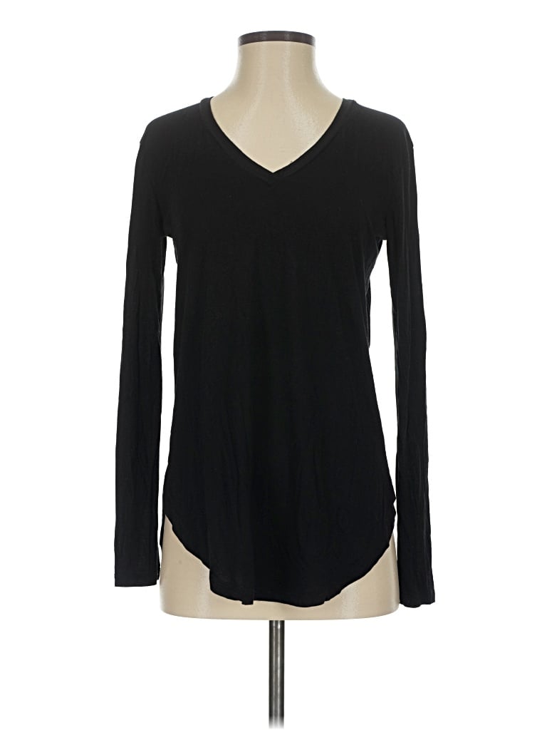 Pre-owned Carly Jean Long Sleeve T-shirt In Black