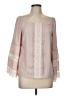 Nanette Lepore 100% Polyester Pink 3/4 Sleeve Blouse Size 8 - photo 1