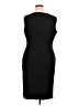 Nine West Solid Black Cocktail Dress Size 16 - photo 2