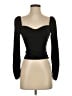Reformation Black Long Sleeve Top Size 0 - photo 1