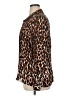 Kobi Halperin Animal Print Brown Long Sleeve Blouse Size XL - photo 5