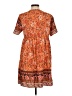 Shein 100% Polyester Paisley Orange Casual Dress Size 8 - 10 - photo 2