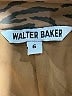 Walter Baker Animal Print Tan Shorts Size 6 - photo 3