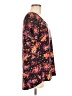 Lularoe Floral Black Short Sleeve Blouse Size M - photo 4