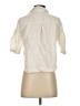 Zara Ivory 3/4 Sleeve Button-Down Shirt Size XS - photo 2