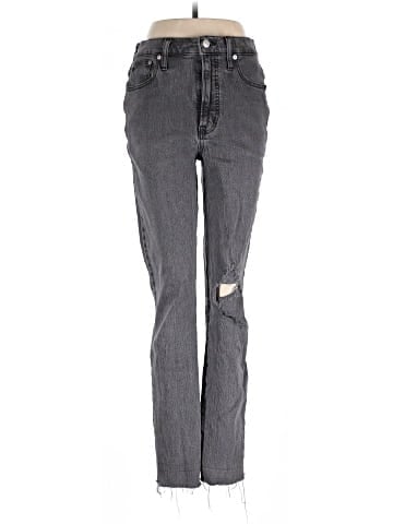 Madewell The Tall Perfect Vintage Jean in Cosner Wash: Knee-Rip Edition (view 1)
